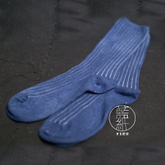 藍紙藍染襪